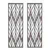 Grey Laser Cut Wood 2-piece Panel Wall Decor Set