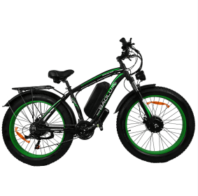 2000W electric cross-country bike.  45 km/h vertical bar folding instrument LCD load 100kg power endurance 90-100km LED lighting adult universal (PSDP-2602a: PSDP-2602b)