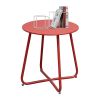 Round Coffee Table Patio Side Table for Outdoor