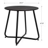 Round Coffee Table Patio Side Table for Outdoor