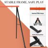 Metal Swing Stand Swing Sets for Backyard,Powder Coated Swing Frame of Swing Set with Extra Side Bars,Heavy-Duty A-Frame Outdoor Swing Fits Swing Chai